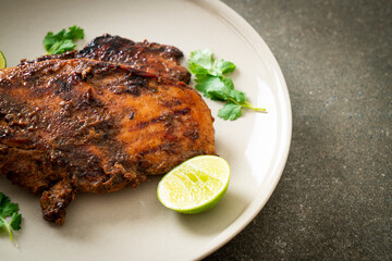 spicy grilled jamaican jerk chicken