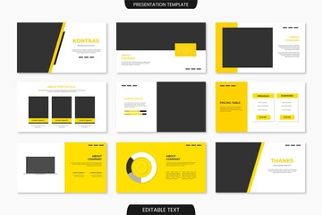 Modern business presentation template powerpoint