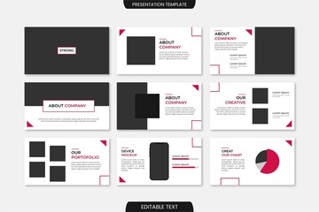 Modern business presentation template powerpoint