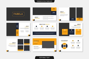 Modern business presentation template powerpoint