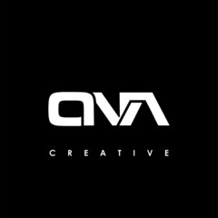 ONA Letter Initial Logo Design Template Vector Illustration