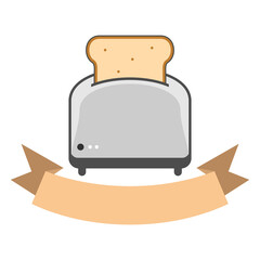 Illustration Vector Graphic of Toaster Logo. Perfect to use for Technology Company