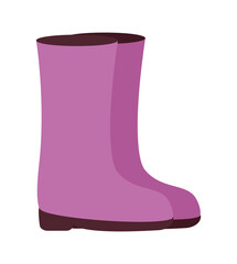 purple backyard boots
