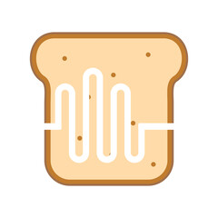 Illustration Vector Graphic of Bread Logo. Perfect to use for Technology Company