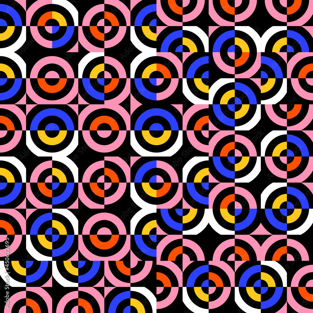 Poster abstract vector pattern design elements