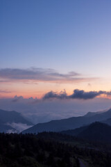 Fototapeta na wymiar 横手山からの風景