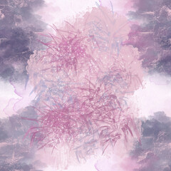 Pink Texture Background Hand Drawn Illustration	