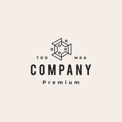 six people family team group of 6 human hipster vintage logo vector icon illustration