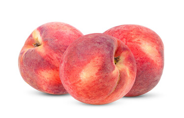 Peach isolated on white