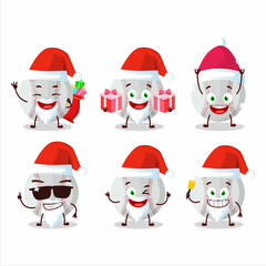 Santa Claus emoticons with baseball cartoon character
