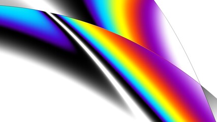 Abstract fractal pattern. Futuristic background. Horizontal background with aspect ratio 16 : 9