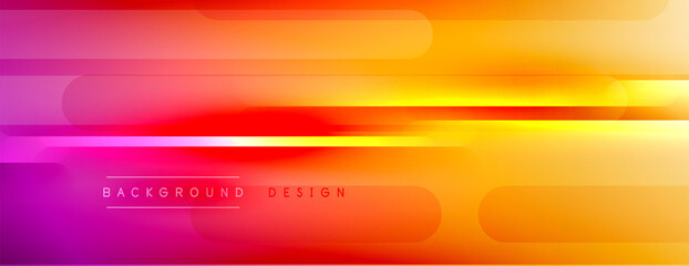 Abstract background - lines composition created with lights and shadows. Technology or business digital template. Trendy simple fluid color gradient abstract background with dynamic