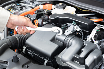 自動車のメンテナンス　点検イメージ