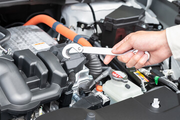 自動車のメンテナンス　点検イメージ