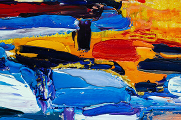 painted abstract background
