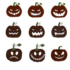halloween pumpkin set