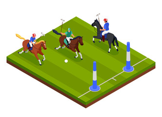 Fototapeta premium Equestrian Sport Concept Illustration