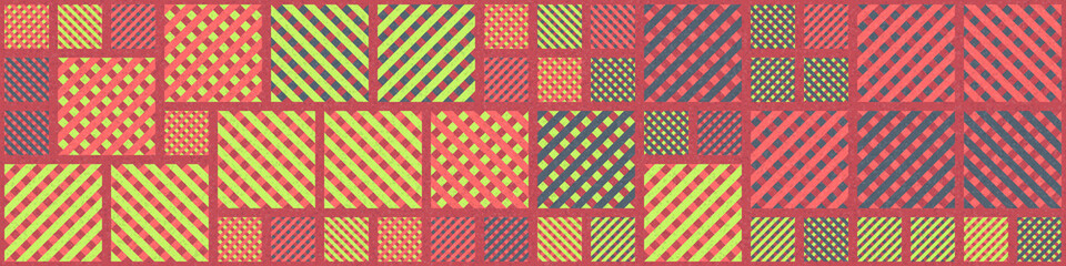 Abstract Geometric Pattern generative computational art illustration