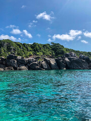 Obraz premium beautiful sea and beach of southeast asia in Thailand, Similan Islands