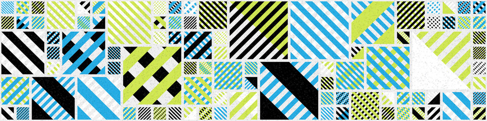 Obraz premium Abstract Geometric Pattern generative computational art illustration