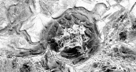 grade IV glioma   Black and white photo, abstract photography of landscapes of the deserts of...