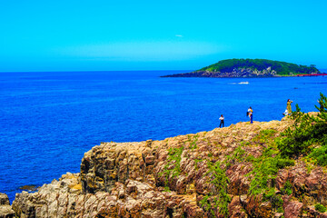 Fototapeta premium 福井県観光地 東尋坊
