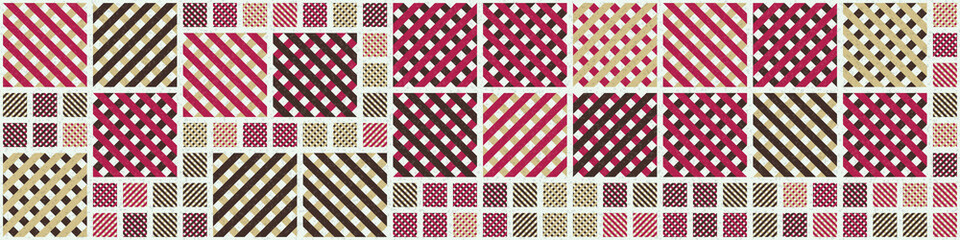 Obraz premium Abstract Geometric Pattern generative computational art illustration