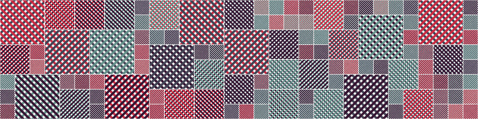 Obraz premium Abstract Geometric Pattern generative computational art illustration