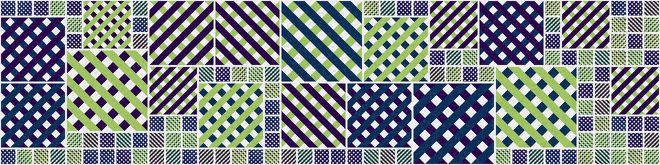 Fototapeta premium Abstract Geometric Pattern generative computational art illustration