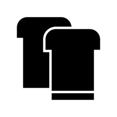 bread icon or logo isolated sign symbol vector illustration - high quality black style vector icons
