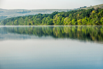 Windless morning on the river