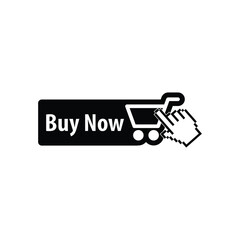 buy now icon. website element. online shop symbol, shopping cart icon