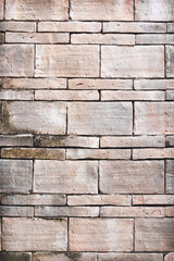 Old brick wall texture abstract for brown background
