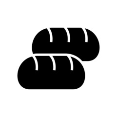 bread icon or logo isolated sign symbol vector illustration - high quality black style vector icons
