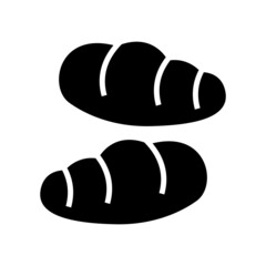 bread icon or logo isolated sign symbol vector illustration - high quality black style vector icons
