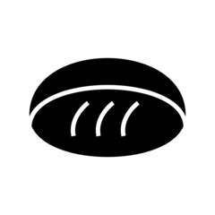 bread icon or logo isolated sign symbol vector illustration - high quality black style vector icons

