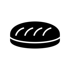 bread icon or logo isolated sign symbol vector illustration - high quality black style vector icons
