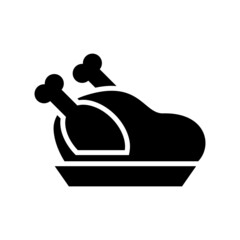 chicken icon or logo isolated sign symbol vector illustration - high quality black style vector icons
