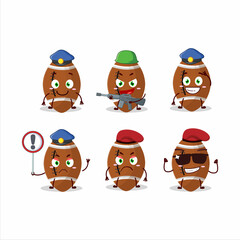 A dedicated Police officer of new rugby ball mascot design style