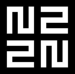 illustration of number as logo or variation