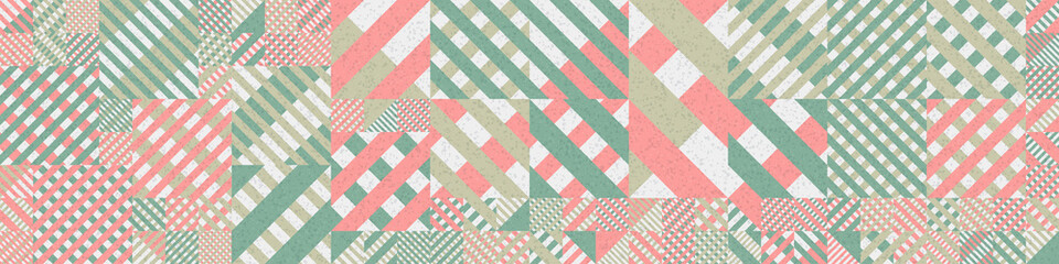 Abstract Geometric Pattern generative computational art illustration
