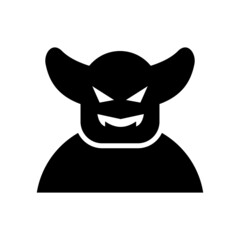 devil icon or logo isolated sign symbol vector illustration - high quality black style vector icons
