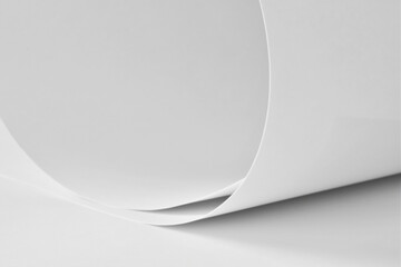 A sheet of paper in black and white.