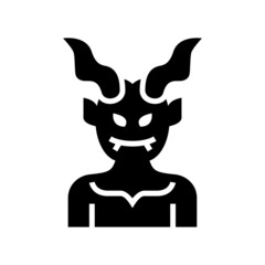 devil icon or logo isolated sign symbol vector illustration - high quality black style vector icons
