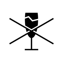 do not drink icon or logo isolated sign symbol vector illustration - high quality black style vector icons
