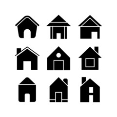 house icon or logo isolated sign symbol vector illustration - high quality black style vector icons
