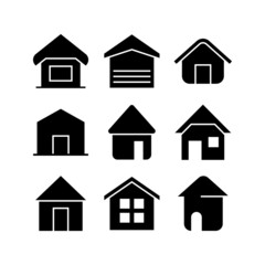 house icon or logo isolated sign symbol vector illustration - high quality black style vector icons
