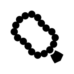 tasbih icon or logo isolated sign symbol vector illustration - high quality black style vector icons
