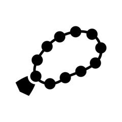 tasbih icon or logo isolated sign symbol vector illustration - high quality black style vector icons
