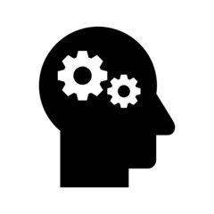 thinker icon or logo isolated sign symbol vector illustration - high quality black style vector icons
